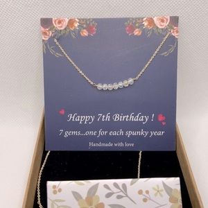 7th Birthday Necklace